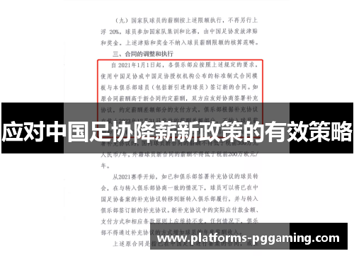 应对中国足协降薪新政策的有效策略